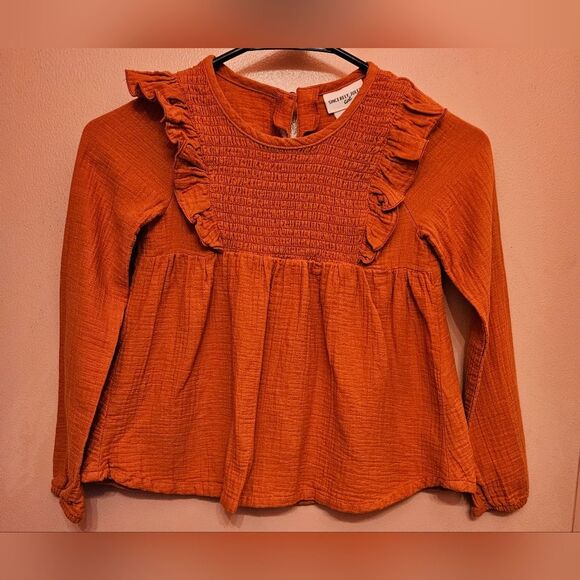 Sincerely Jules girl ruffled blouse 7/8 * - Picture 1 of 3